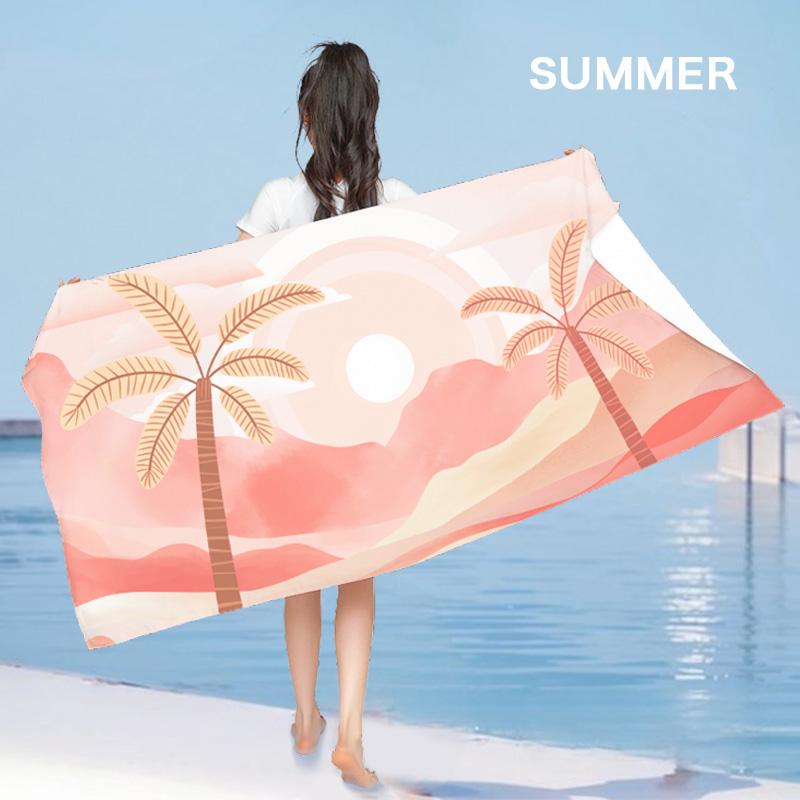 便携游泳速干浴巾吸水巾海边沙滩