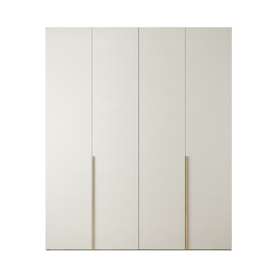 全新清仓成品实木欧松板平开门分段式免拉手三四六门大衣柜床