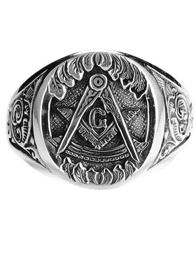 霸气个性百搭单身戒美式嘻哈朋克风