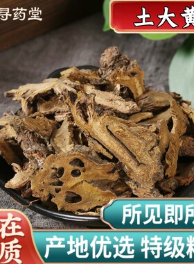 精选正品 新货 土大黄中药材500g克红筋大黄化雪莲牛耳大黄可磨粉