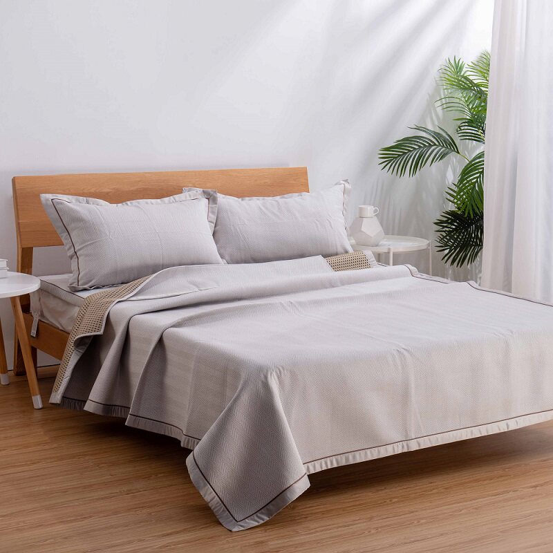 喜得宝(家居)真丝凉席夏季丝绸织物席亲肤透气