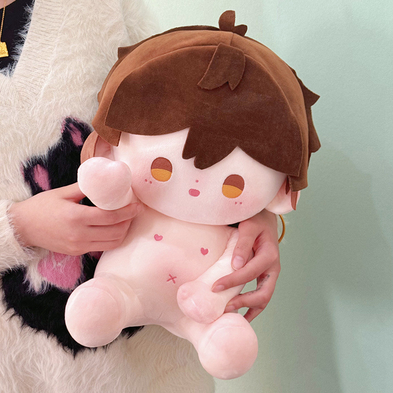 光与夜之恋动漫周边棉花娃娃魈钟离温蒂万叶一番赏 40cm毛绒公仔