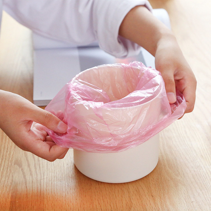 桌面小垃圾袋小号猫屎垃圾桶办公室家用车载加厚一次性迷你塑料袋