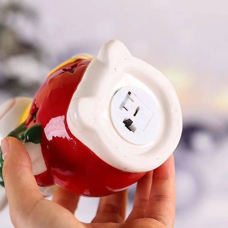 圣诞节风灯烛台灯小夜灯老人雪人装饰小夜灯桌面摆件圣诞树装饰品,橡塑材料及制品,工业陶瓷,淘宝优惠券,粉丝福利购,淘宝优惠卷