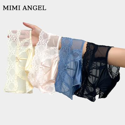 高腰蕾丝内裤女收腹大码妈妈内裤
