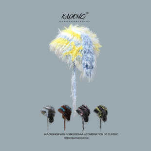 iu演唱会同款毛绒帽软糯长耳兔耳朵可爱百搭保暖护耳帽包头帽子潮