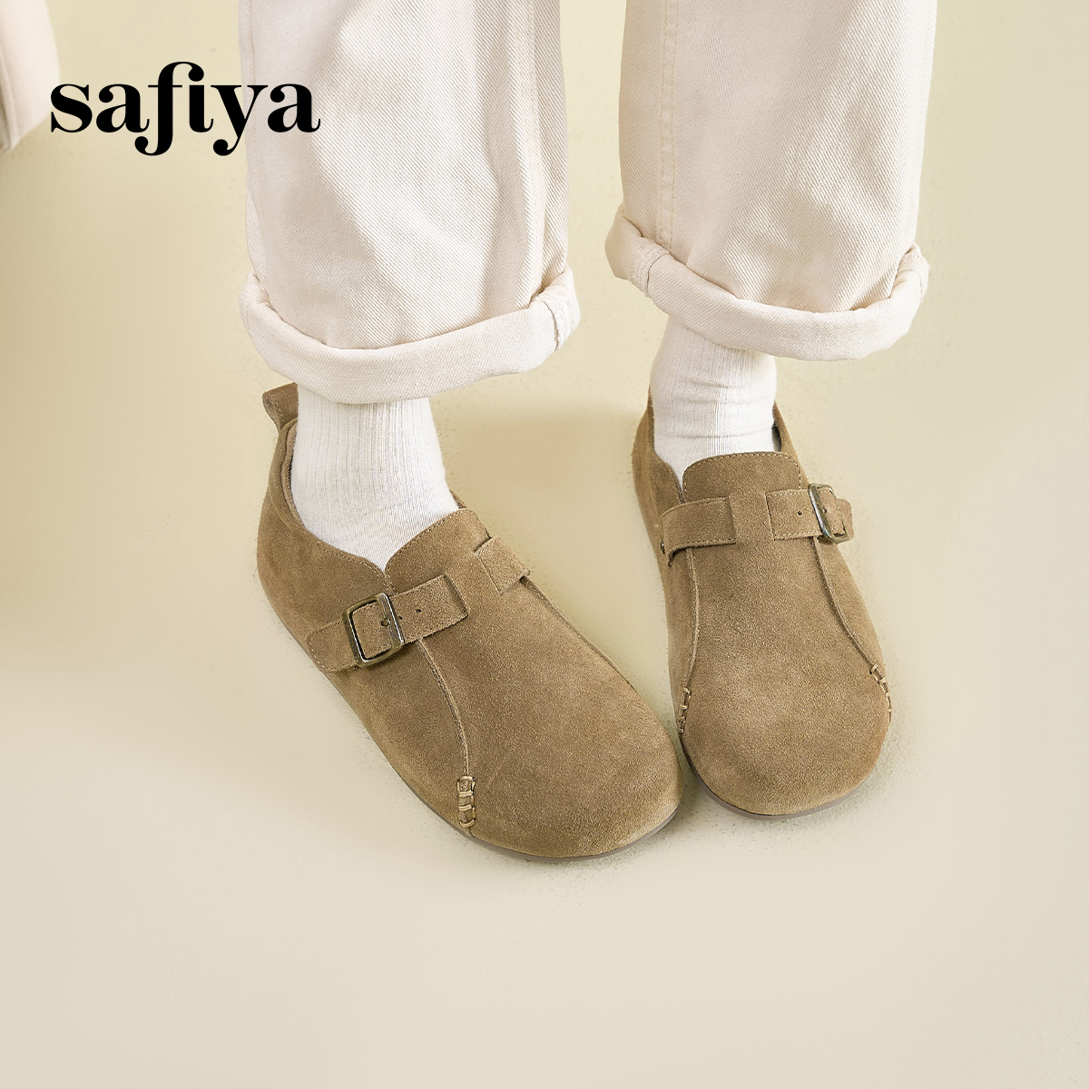 索菲娅勃肯鞋舒适轻便软底女鞋