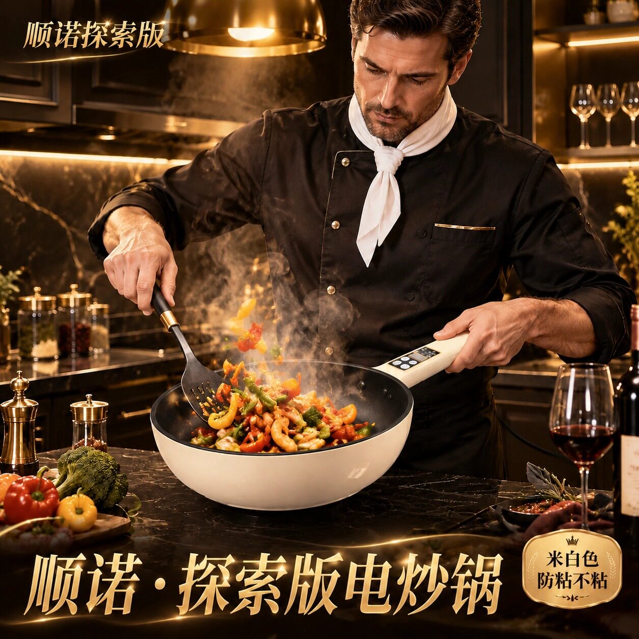 多功能电炒锅家用蜂窝不粘锅炒菜电锅爆炒一体式宿舍电火锅大功率