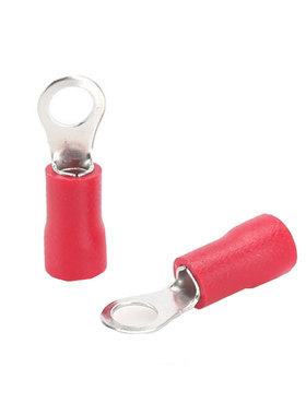 信霆RV1.25-3圆型预绝缘端头冷压端子1000只/包红色（单位：包）