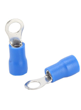 信霆RV2-3圆型预绝缘端头冷压端子1000只/包蓝色（单位：包）