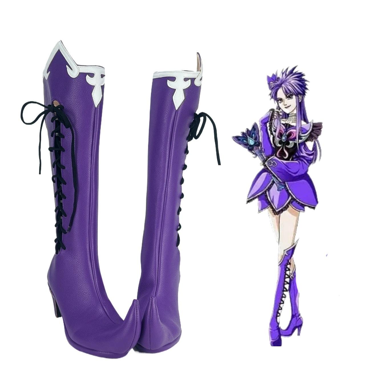 巴拉拉黑魔仙小月cos鞋定制动漫游戏人物cosplay鞋子靴子来图定做