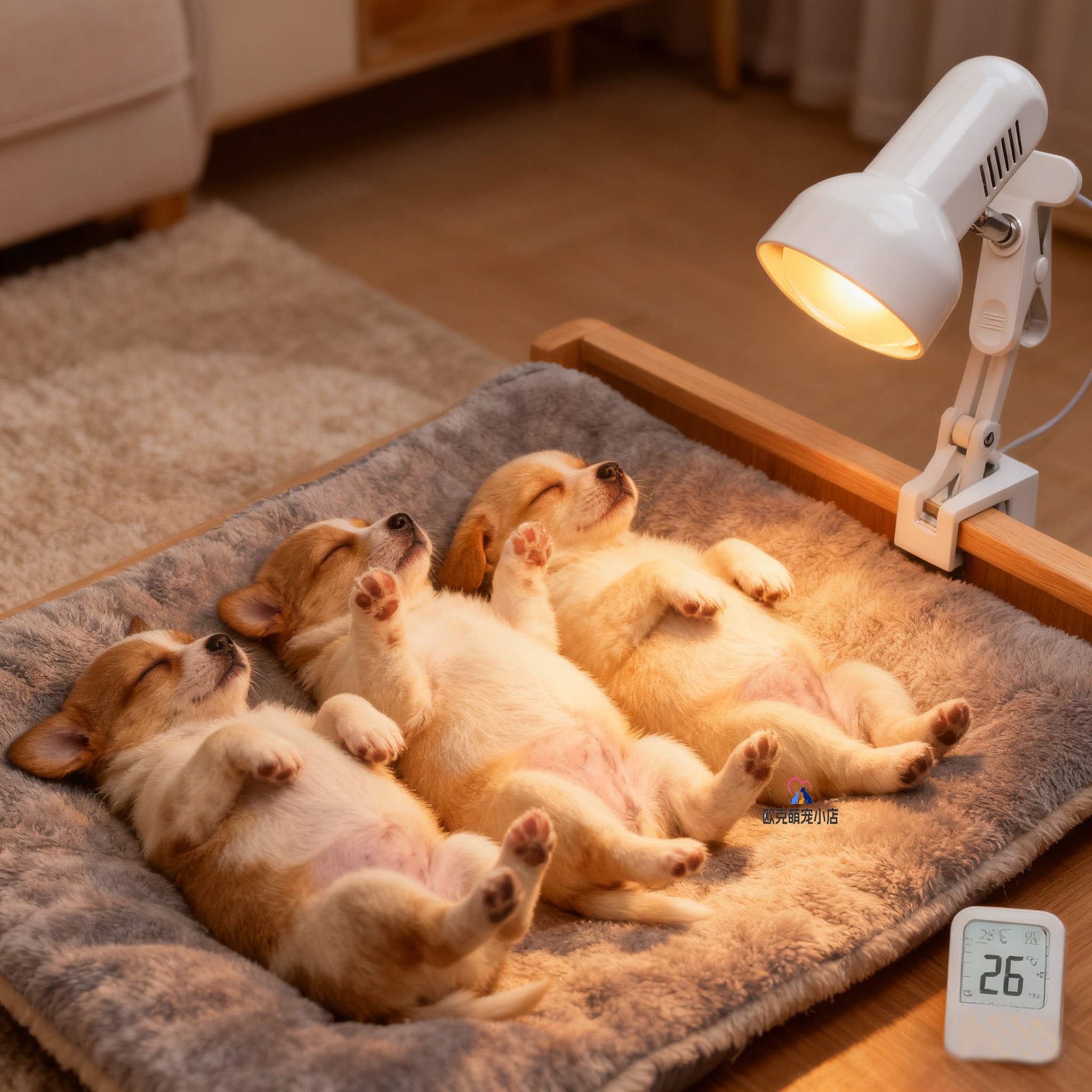 幼犬专用取暖灯宠物保温灯刚出生小狗加热灯新生小猫电加热犬舍过