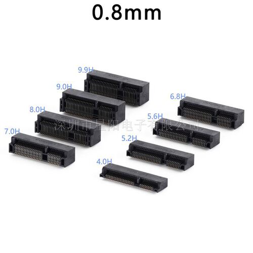 MINI PCIE-0801WRB-S-F-52P高度H40H56H68H70H80H90H99-HF-G10G30