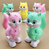 网红上弦发条玩具蹦跳松鼠卡通动物宝宝益智学爬男女孩1 4岁