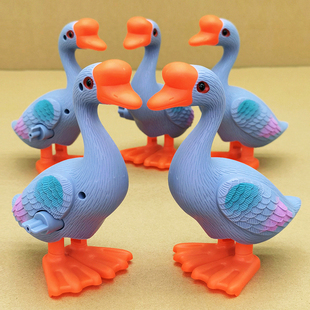 上弦发条玩具蹦跳大灰鹅仿真动物婴幼儿启蒙男女孩学爬1-2-4岁