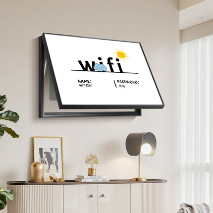 定制WIFI电表箱装饰画餐厅配电箱遮丑神器2025新款强弱配电箱壁画
