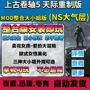 NSswitch上古卷轴老滚5天际重制版MOD整合大小姐版周年版NSP直装