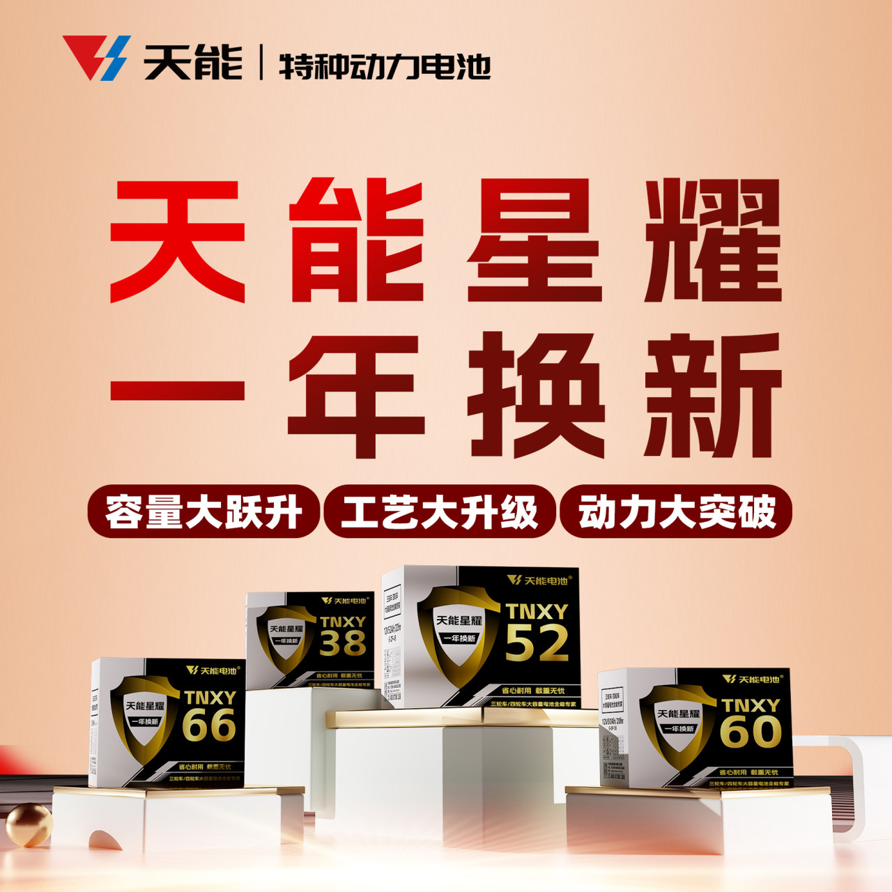 天能38Ah九号极核小牛电摩专用