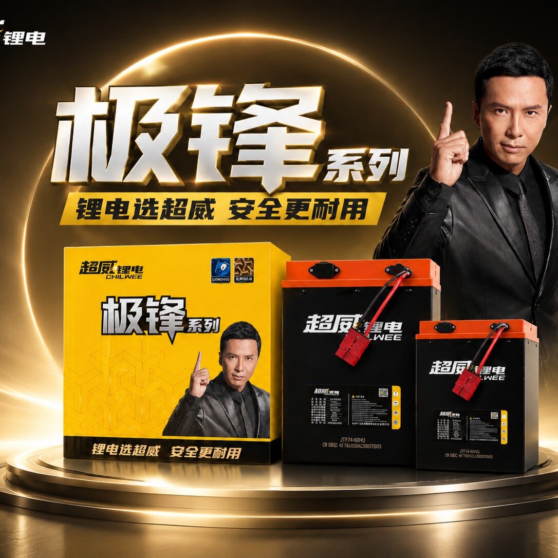 超威锂电两轮电摩电池60V72V