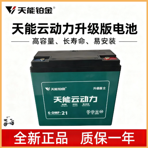 天能铂金电池云动力电动车电瓶