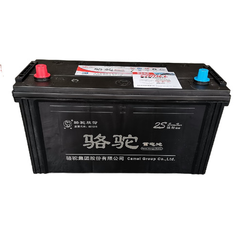 骆驼汽车电瓶12V100AH启动用货车汽车柴油机叉车发电机组电池