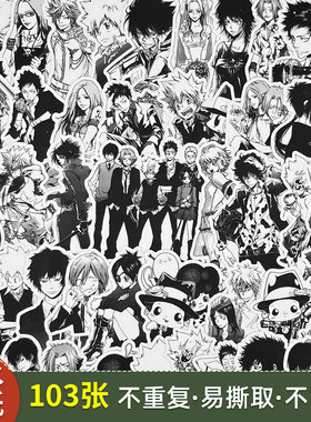 家庭教师HITMAN REBORN!漫画贴纸泽田纲吉二次元人物周边贴画装饰