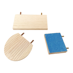 鸟用栖息跳板鸟站杠棍虎皮玄凤鹦鹉磨爪站杆跳台鸟用实木站台磨砂