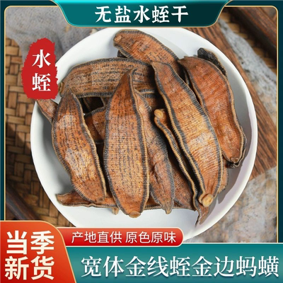 金边水蛭干中药材野生正品