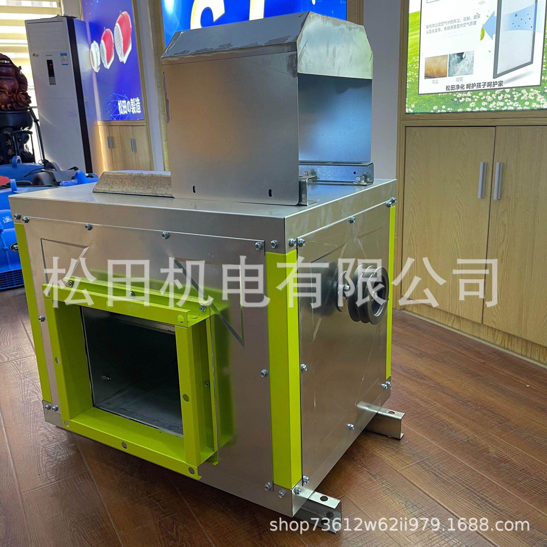 12-4KW地下室车库商场消防排烟工程风机工业柜式离心通风机