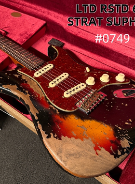 Fender Custom shop61LTDRSTD 61 STRAT SUPHREL黑色套日落电吉他