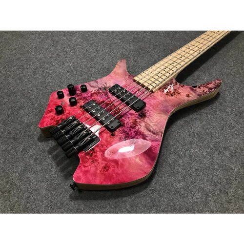Leeky Y25-5 Bass 左手反手定制无头贝斯五弦电贝斯