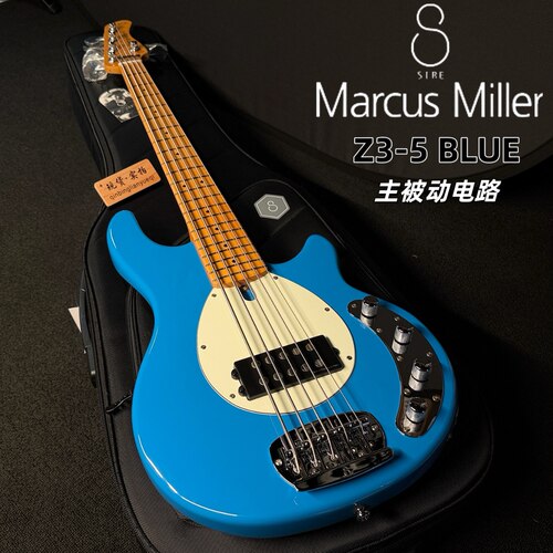 SIRE 马克思米勒Marcus Miller Z3-5 BLUE主被动电路5弦蓝色贝斯