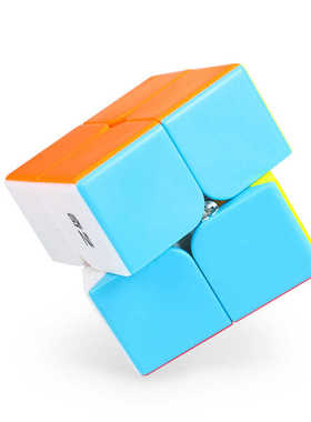 奇艺启迪S2阶魔方二阶魔方彩色初学者比赛顺滑正品磁力Mpro不卡
