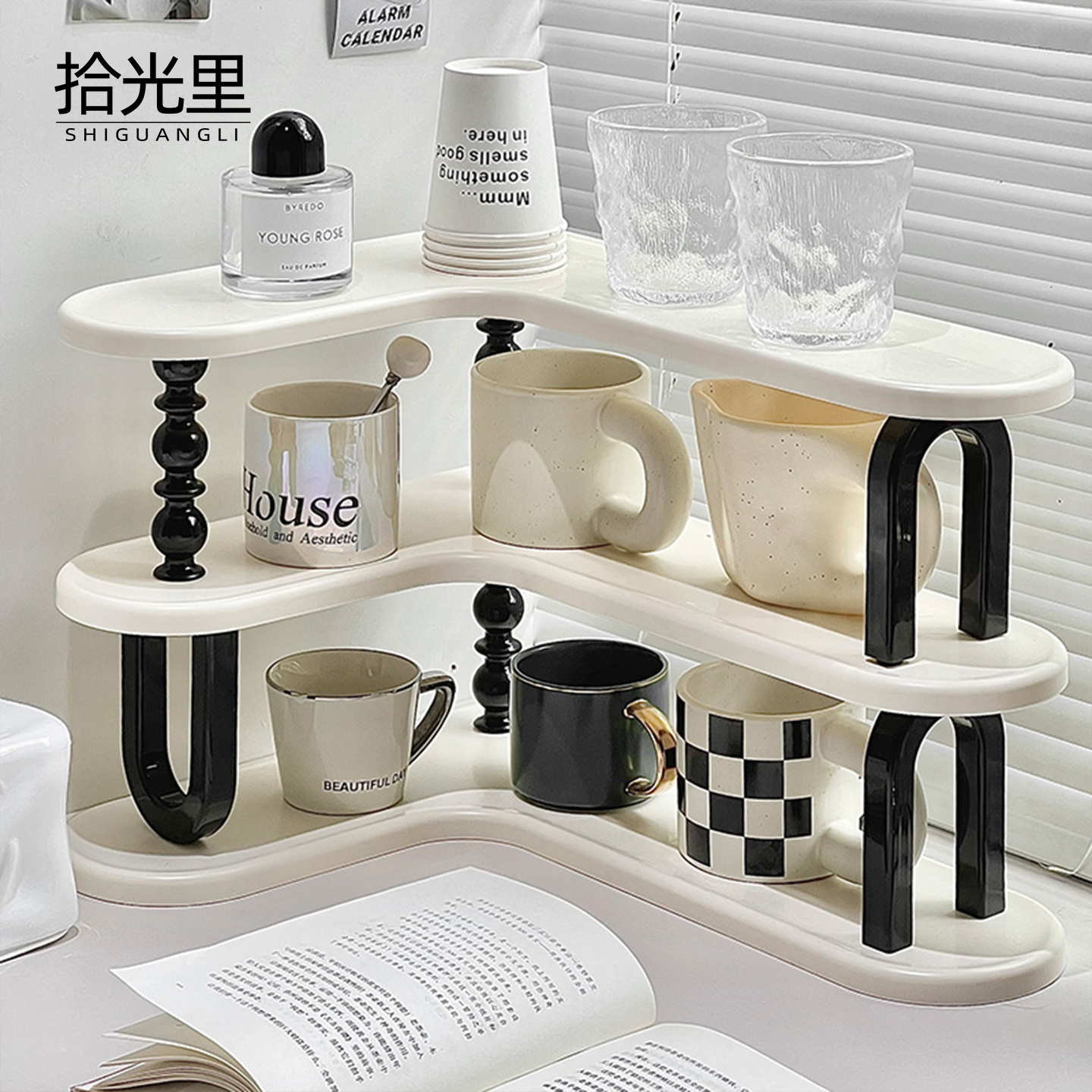 杯架家用多层水杯马克杯子收纳架