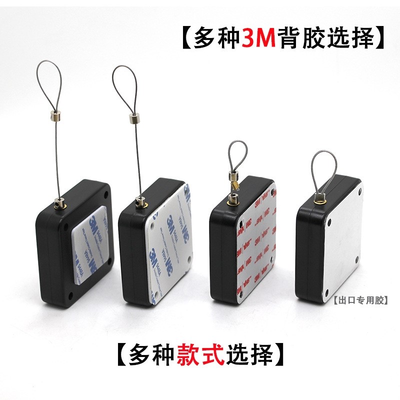 闭门器缓冲自动关门神器家用拉绳弹簧回弹移门推拉门闭合器免打孔