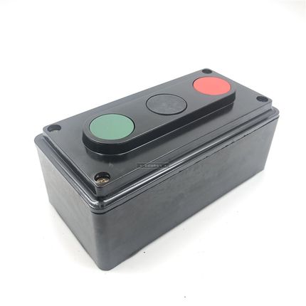 上海森奥LA4-2H一3H按钮开关启动停止二位三档双联控制盒电源复位