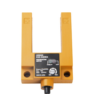 红外线光电感应U型槽开关电梯平层传感器E3S GS30E4三线NPN常开