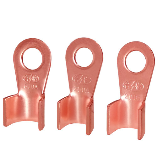 开口鼻100A线鼻子铜鼻子铜接头铜线耳铜接线鼻子端子国标A级50只