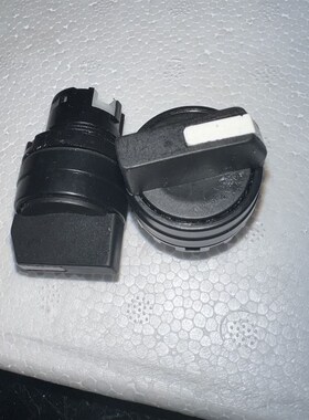 二三档单头部LA38-11X2配件2档自锁旋钮头部黑色两位旋转开关3档