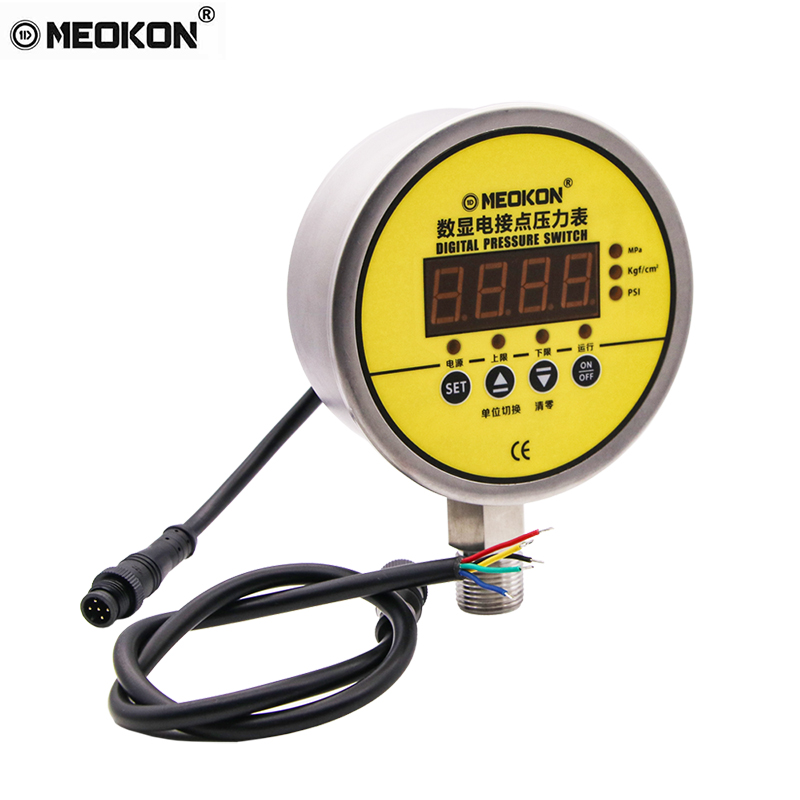 上海铭控数显电接点压力表不锈钢水压力开关控制器气压表MD-S925E