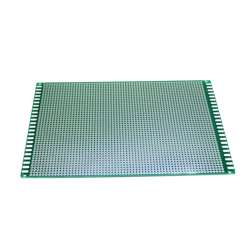 单面喷锡板 2.54MM间距 12*18CM 洞洞板 实验板 全玻纤绿油板