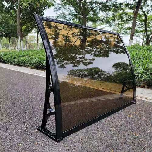 加厚铝合金透明雨棚屋檐家用防雨窗户阳台雨搭户外挡雨耐力板雨棚