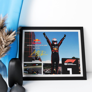 25F1维斯塔潘罗马大奖赛冠军经典相框装饰照片墙桌摆挂件酒吧壁画