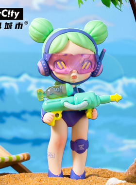 TOYCITY玩具城市laura泳池大作战盲盒女孩新款潮玩公仔手办摆件