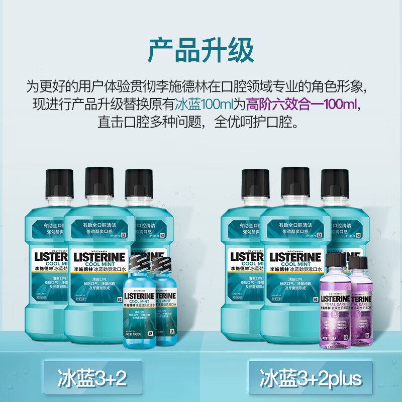 李施德林 (Listerine) 漱口水冰蓝劲爽口味清新口气深层清洁 (500属于什么档次？