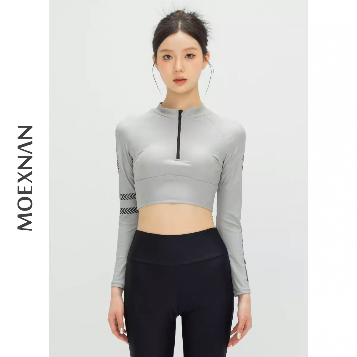 moexnan女长袖长裤泳衣度假