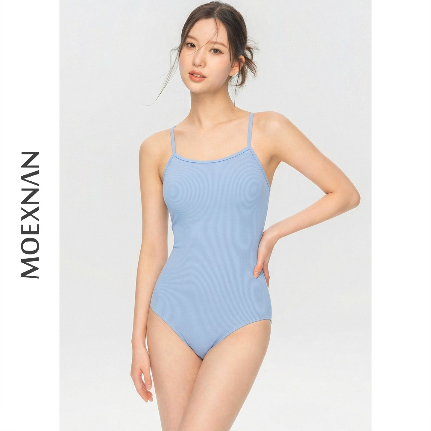 泳衣女新款连体三角游泳衣竞速小胸显瘦泡温泉游泳馆专用高级感