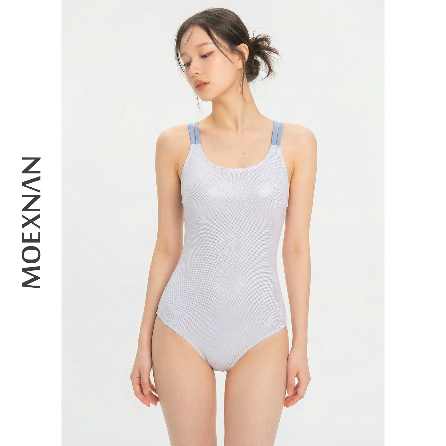 泳衣女新款连体三角游泳衣小胸显瘦高级感专用竞速游泳馆泡温泉