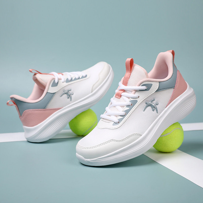 初中生女生运动鞋女春秋款网面轻便减震体测跑步鞋中学生专用跑鞋
