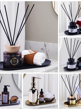 样板房装饰摆件卫生间洗漱台摆设